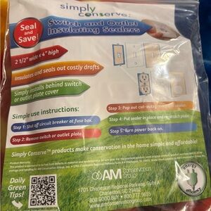 Switch and Outlet Insulating Sealers - White